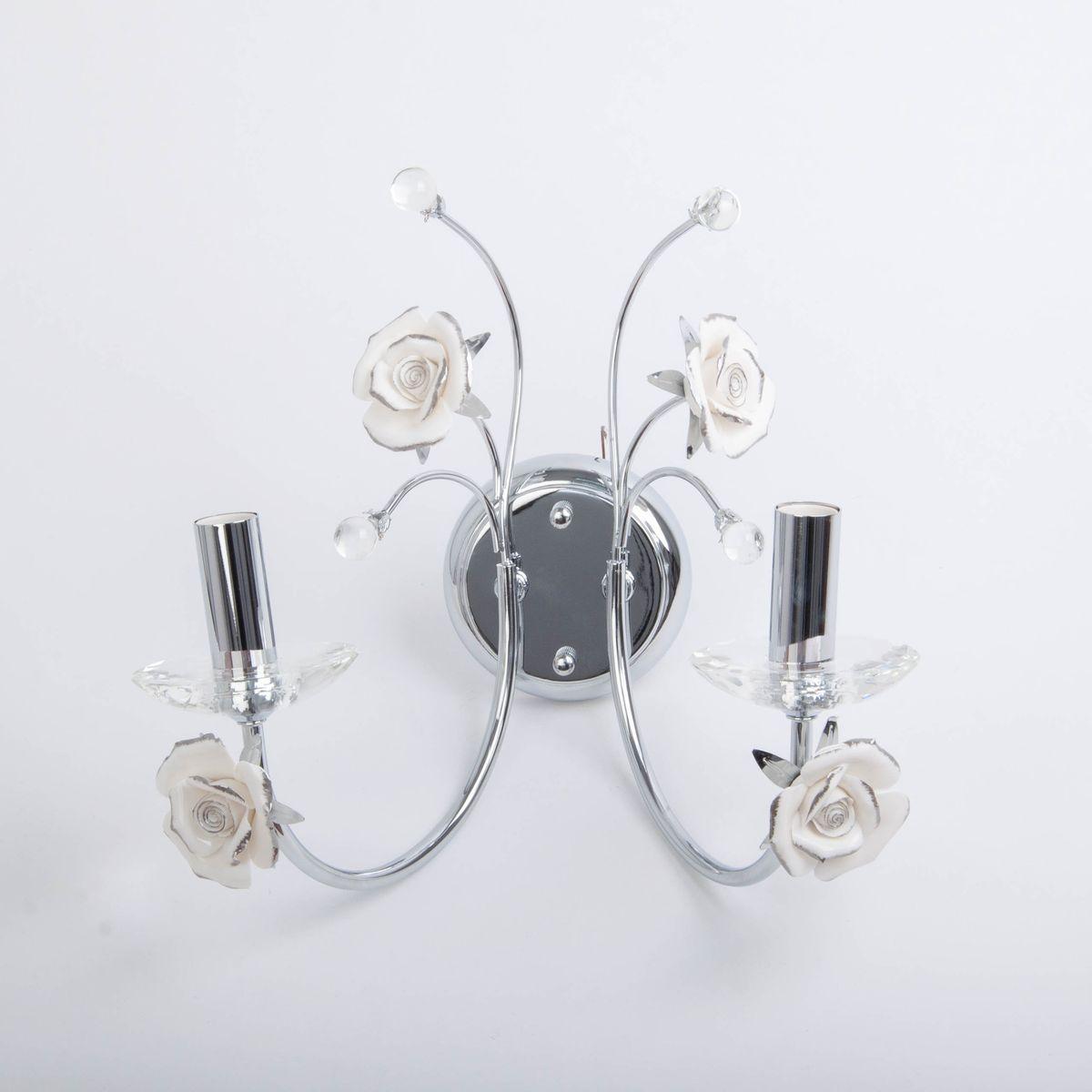 бра abrasax annika 2031/2(chrome)