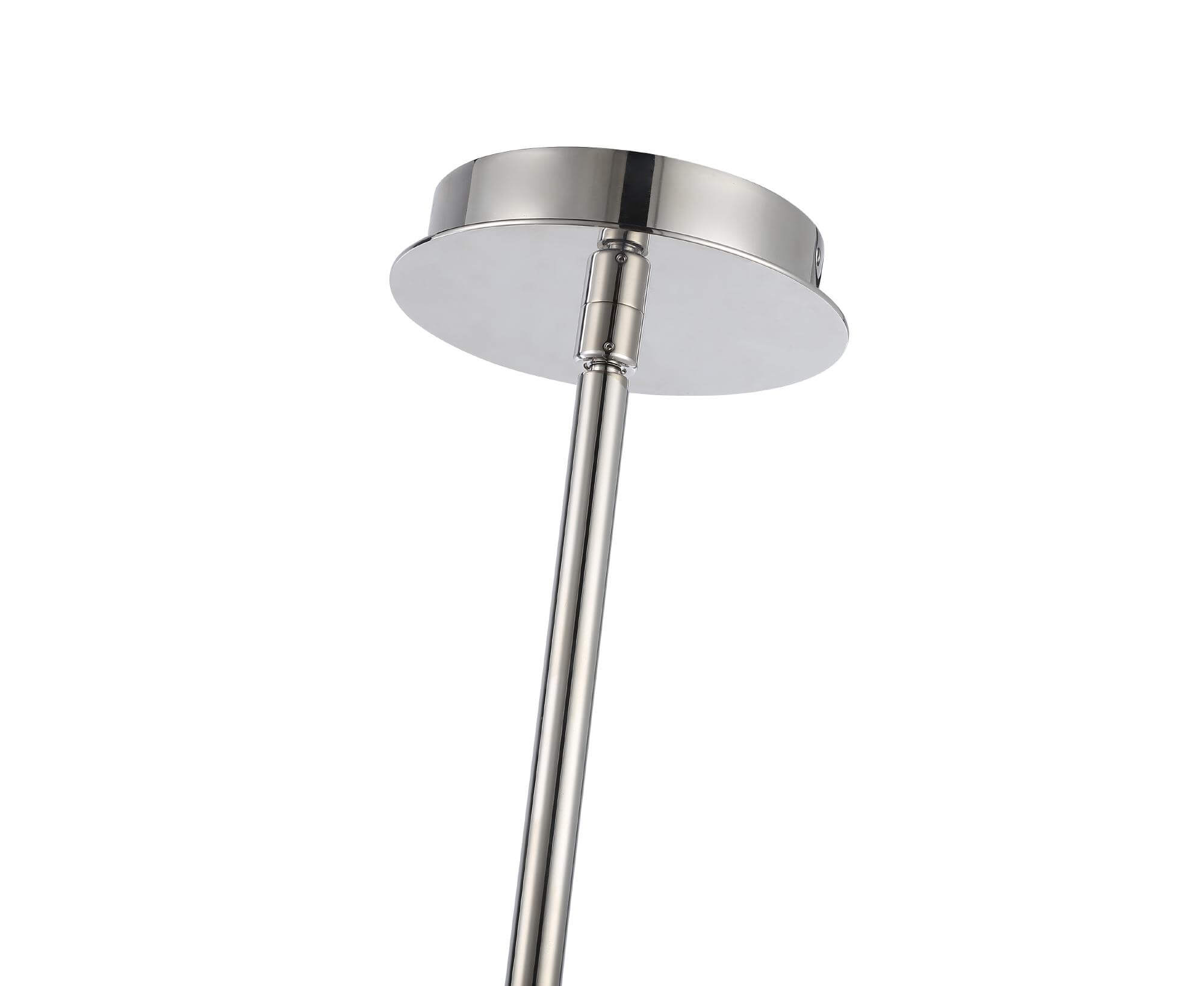 подвесная люстра carisma 484 pl08 polished nickel