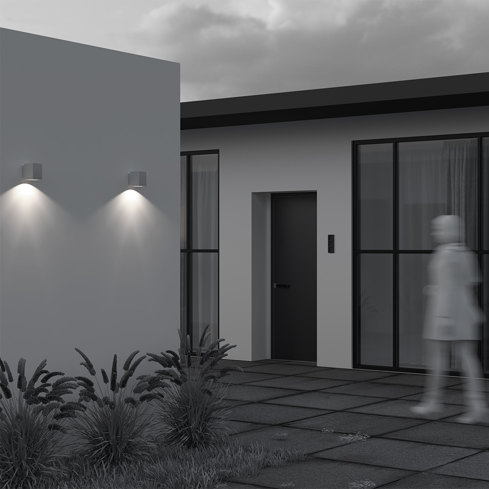 уличный настенный светильник maytoni block o507wl-l5w3k