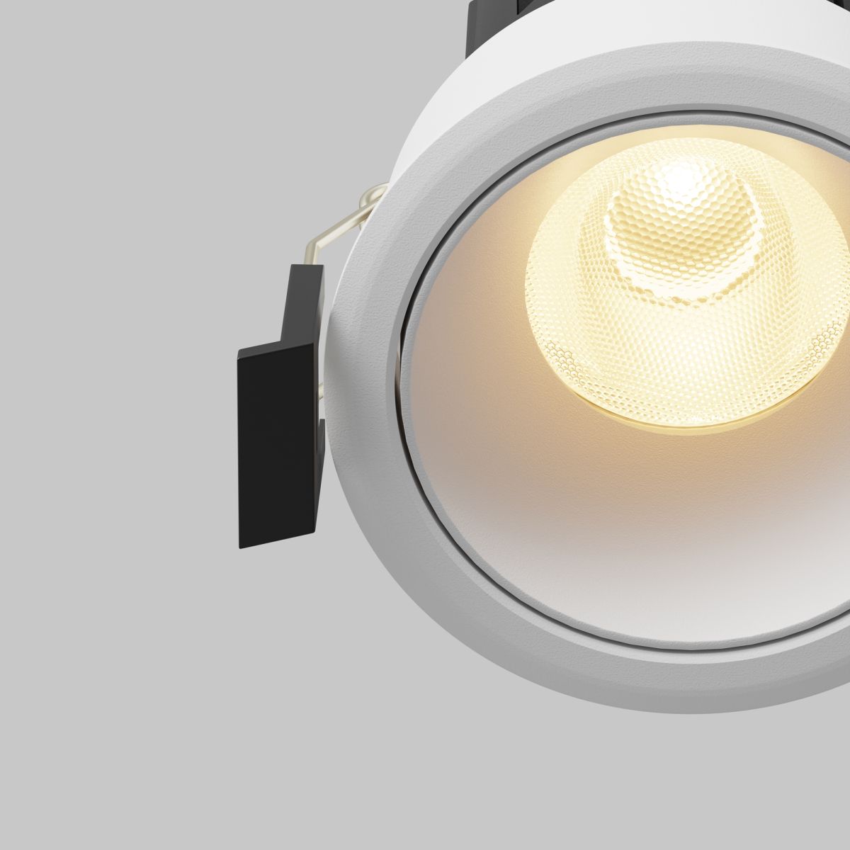 встраиваемый светильник maytoni dip dl115-10w-2.7k-w