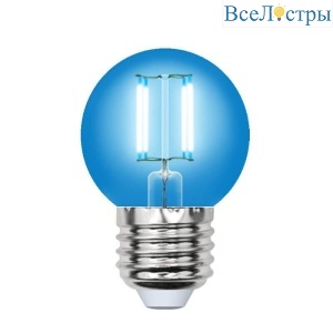 LED-G45-5W/BLUE/E27 GLA02BL картон