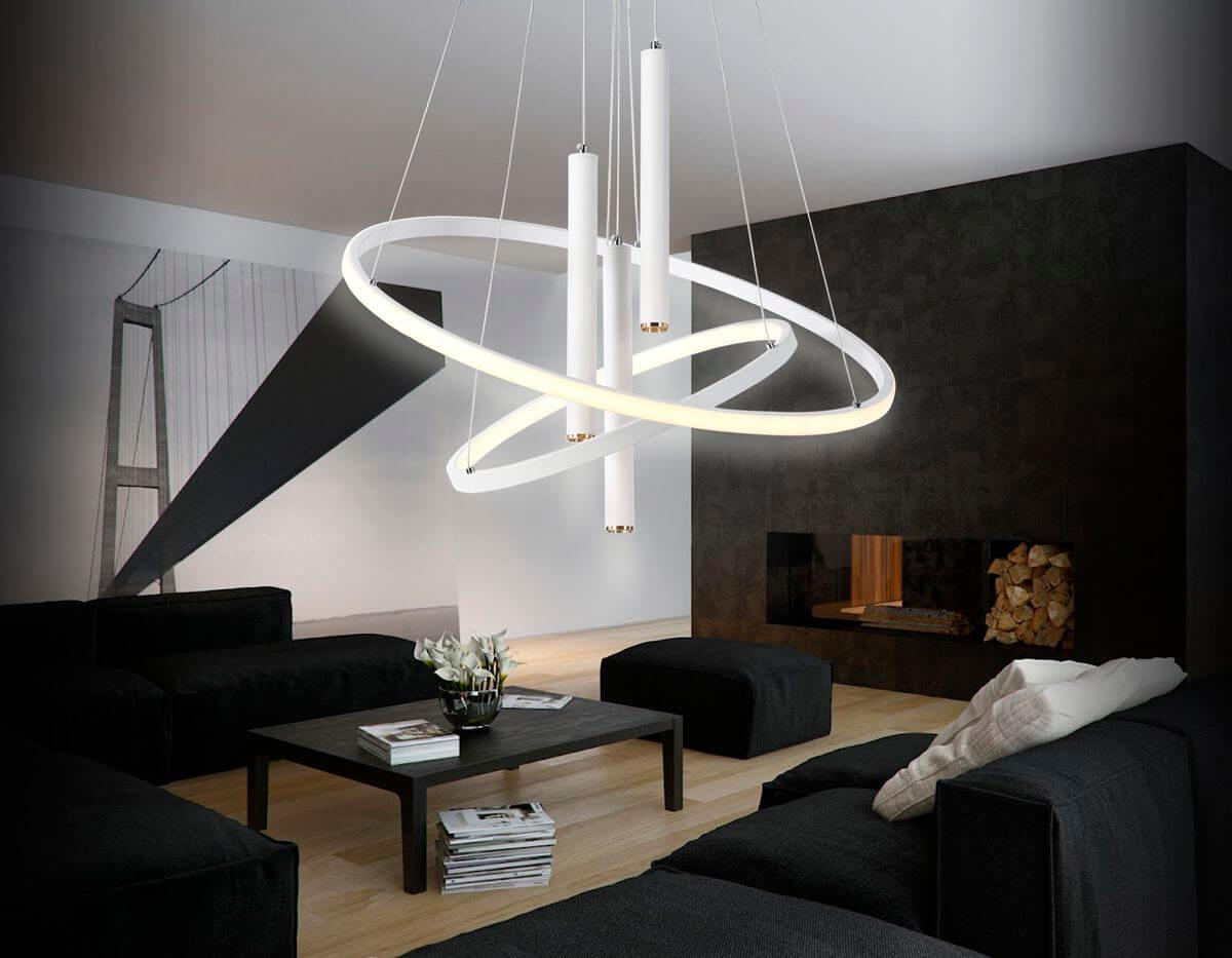 подвесная светодиодная люстра ambrella light comfort line fl5371