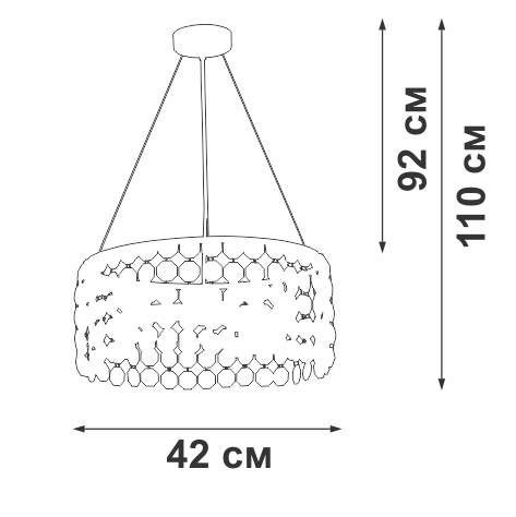 подвесная люстра vitaluce v5329-8/3s