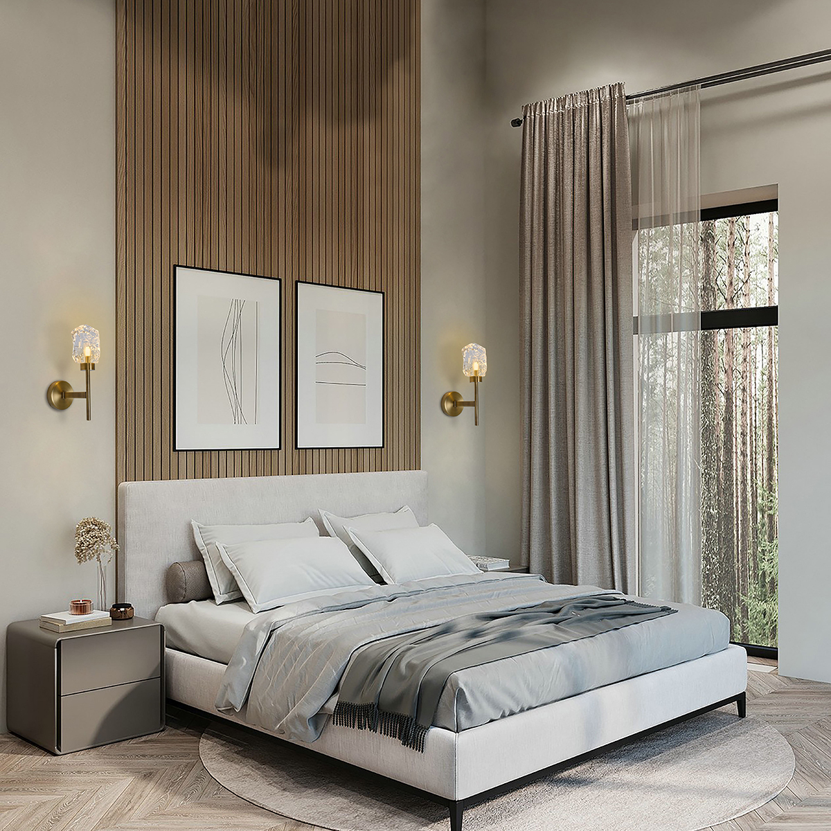настенный светильник cornwell brwl7071-01 antique brass delight collection