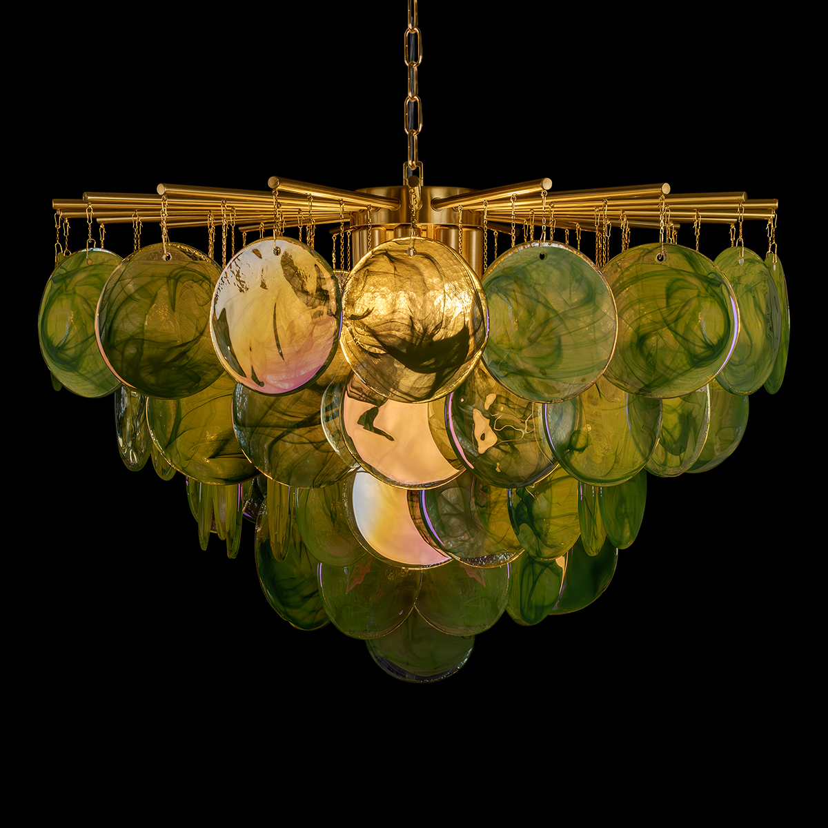 подвесная люстра loft it lolly 10492/800 green