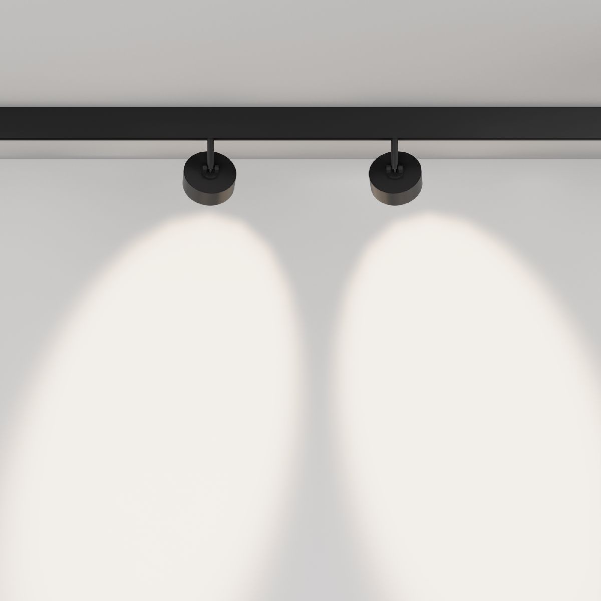 трековый магнитный светильник maytoni lens tr217-4-15wtw-ds-b