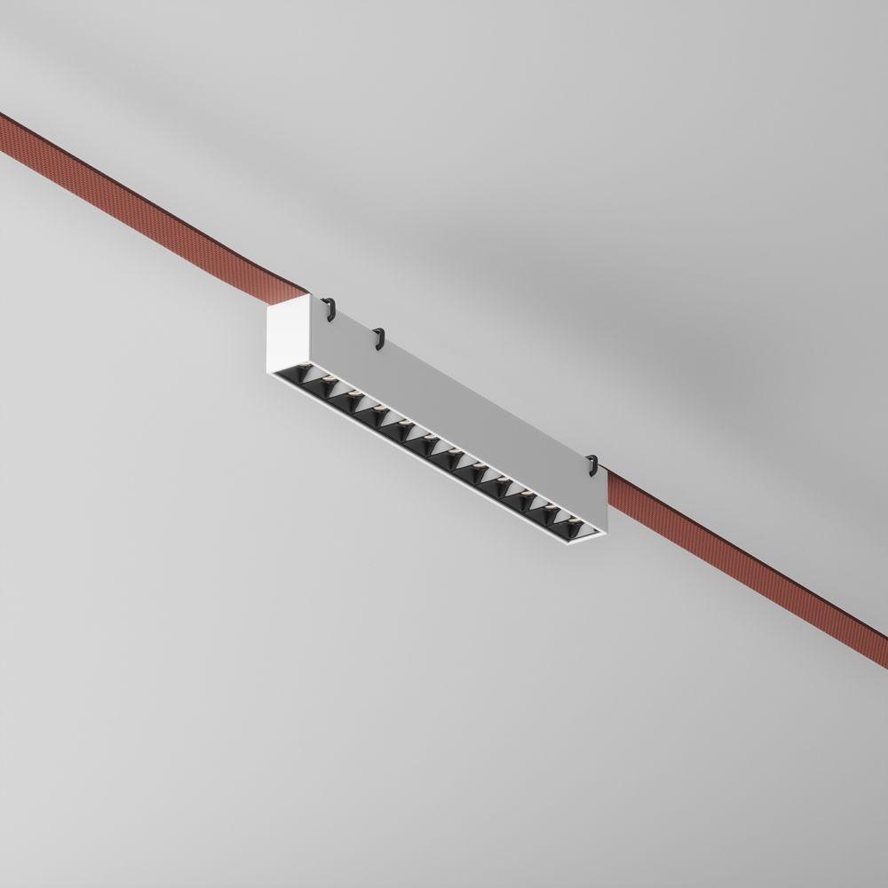 подвесной светодиодный светильник maytoni technical pendant system parity points tr128b-12w4k-m-w