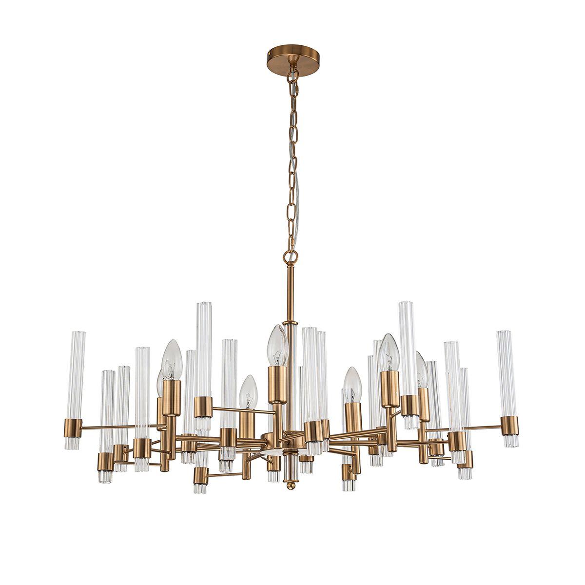 подвесная люстра indigo favara 11040/7p brass v000461