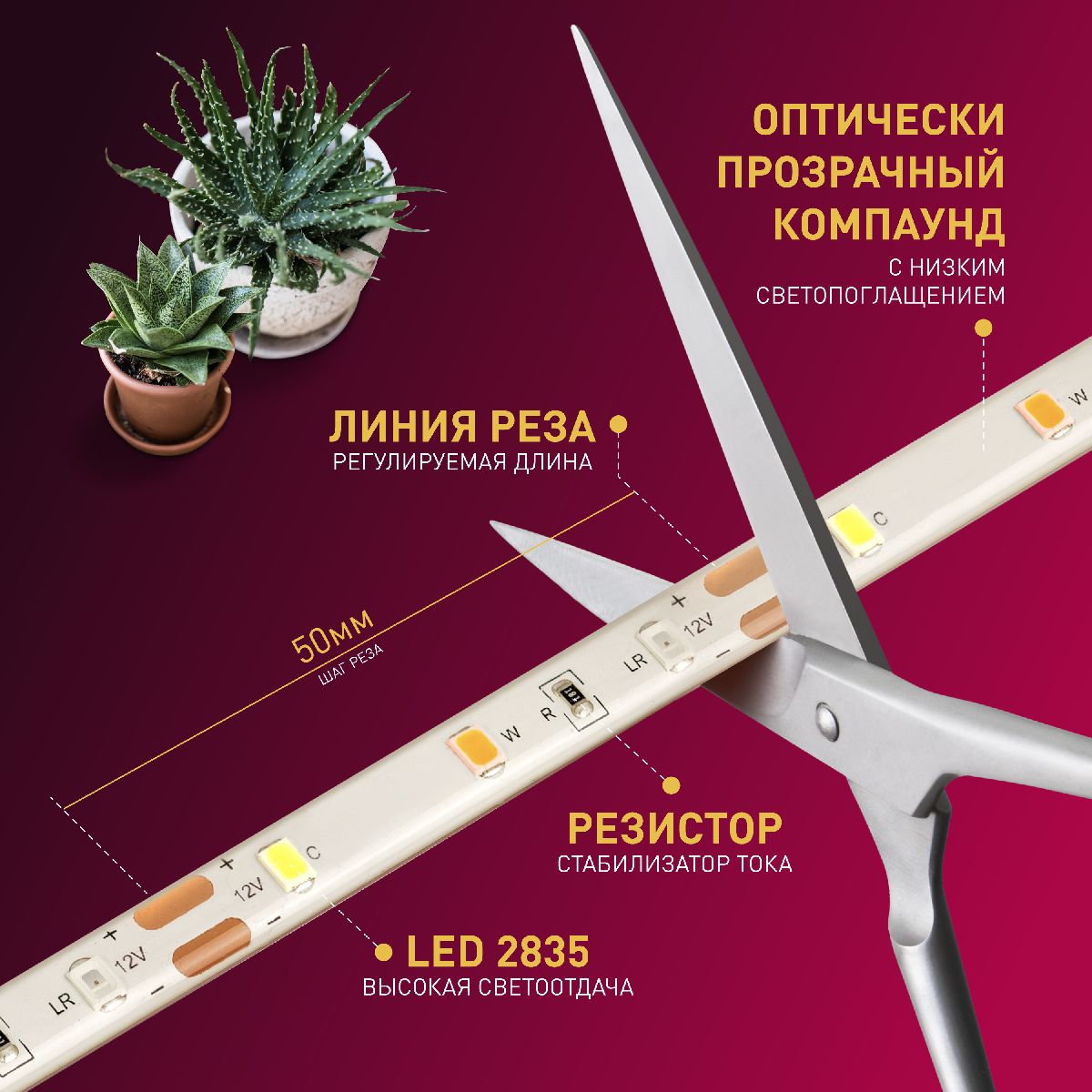 светодиодная лента эра fito-strip light-rа90-3m б0059881