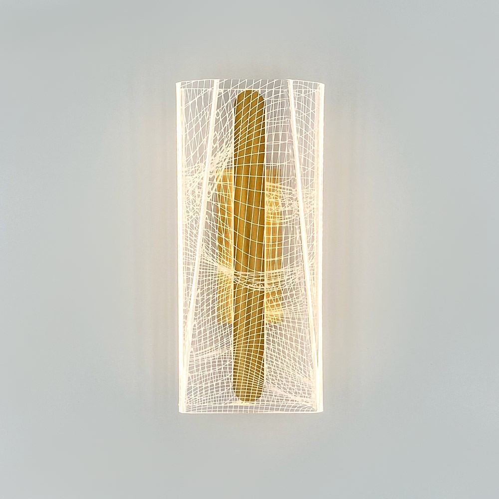 настенный светильник led4u l6336-01 gd