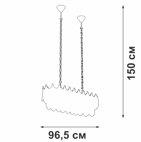 подвесная люстра vitaluce v58120-8/11