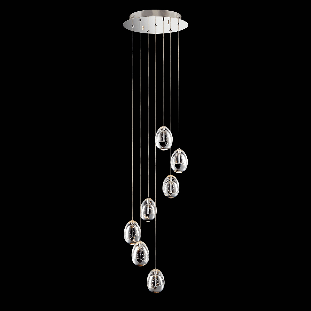 подвесная люстра delight collection terrene md13003023-7a chrome