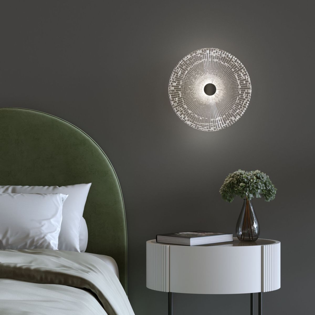 настенный светильник eurosvet titania 40033/1 led черный a070271