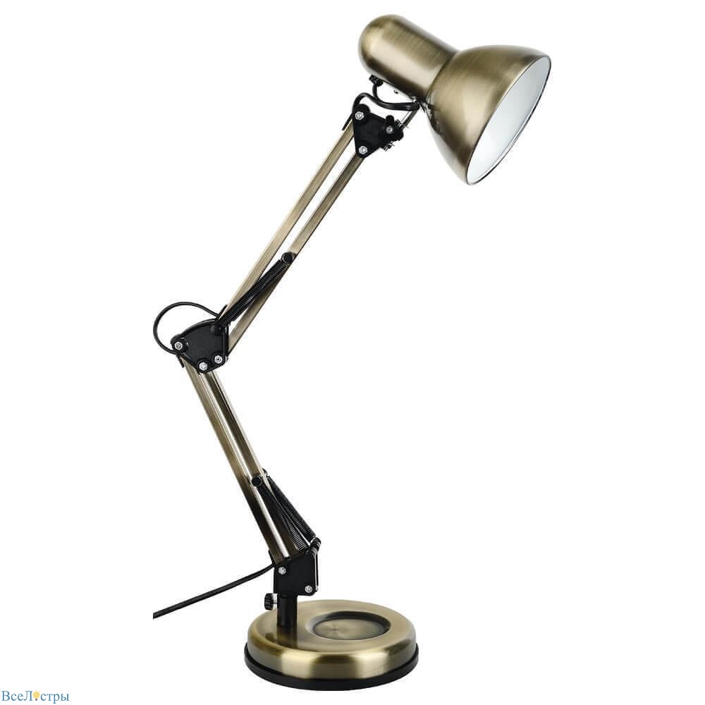 настольная лампа офисная arte lamp junior a1330lt-1ab