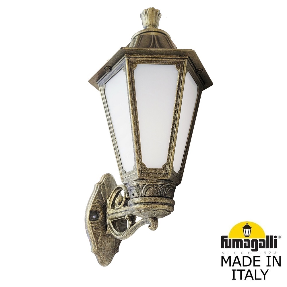 уличный настенный светильник fumagalli bisso/rut e26.131.000.bye27