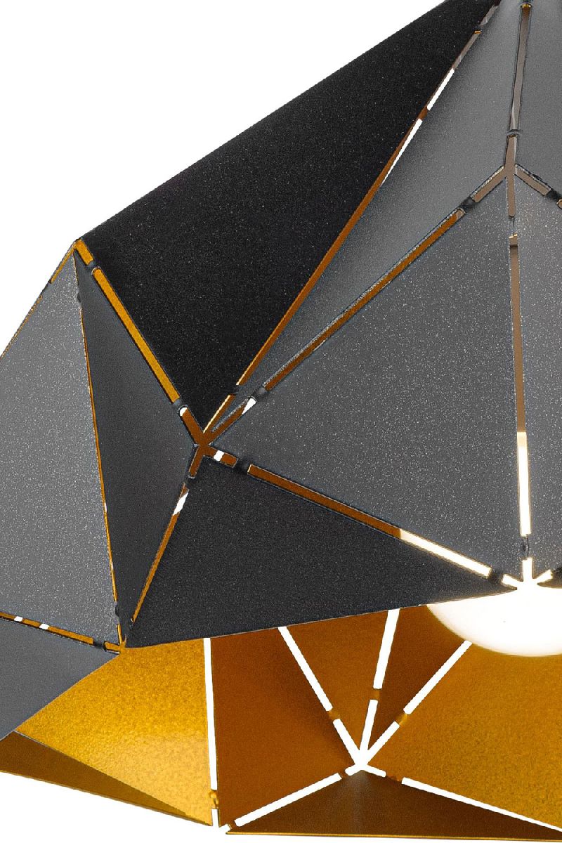 подвесной светильник am group am325 bk+gl