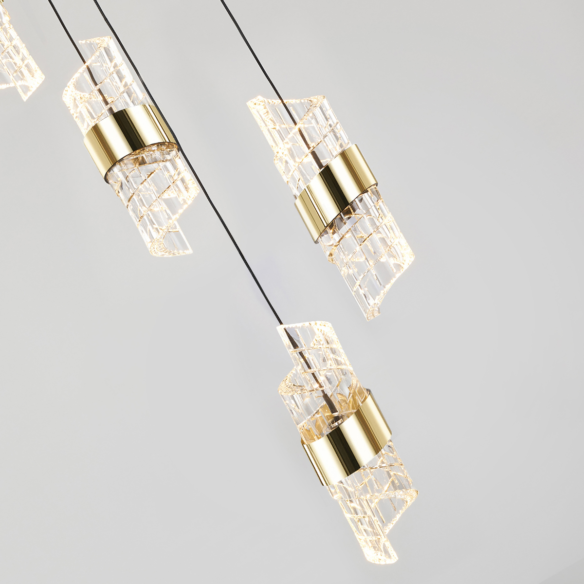 каскадная люстра delight md23001022-5a gold