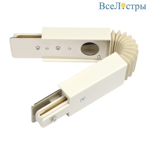Соединитель для 2-х шинопроводов UBX-Q121 K24 WHITE 1 POLYBAG
