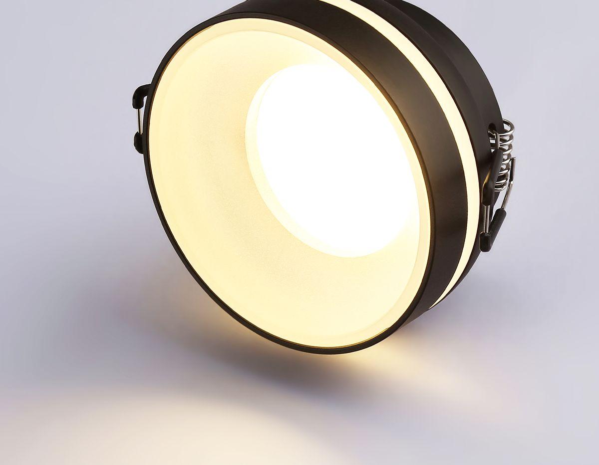 встраиваемый светильник ambrella light techno spot acrylic frost tn3306