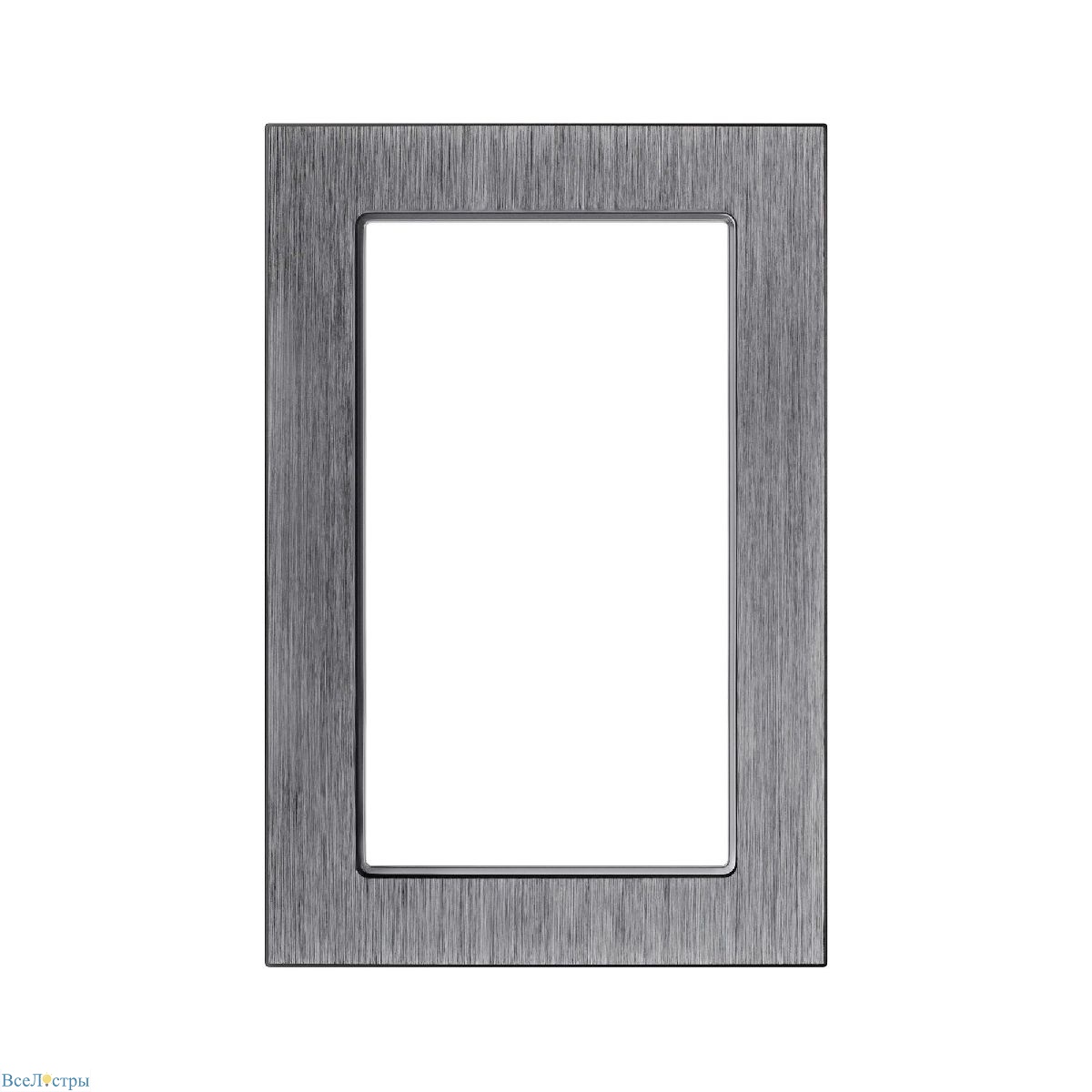рамка на 2 поста arlight frm-presto-als-d-gr 043853