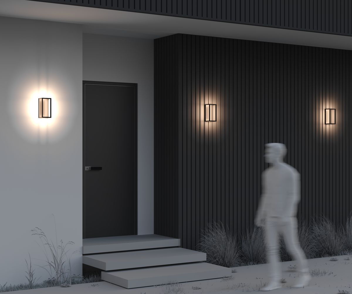 уличный настенный светильник maytoni frame o527wl-l12b3k