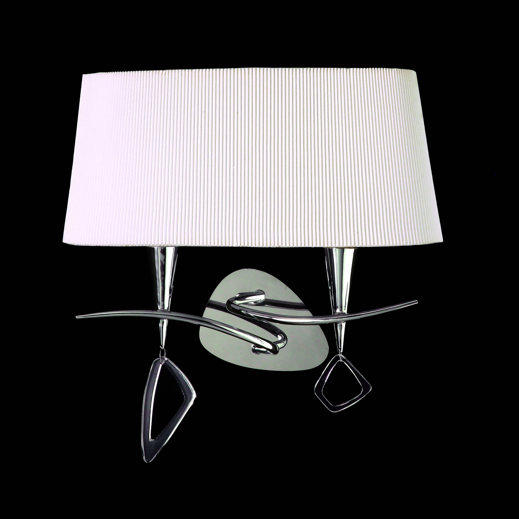 бра mantra mara chrome - white 1648