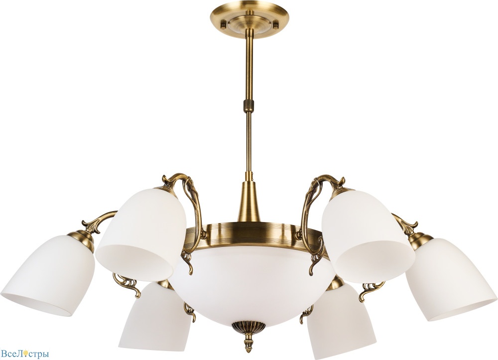 люстра на штанге myfar biene mr1523-8c
