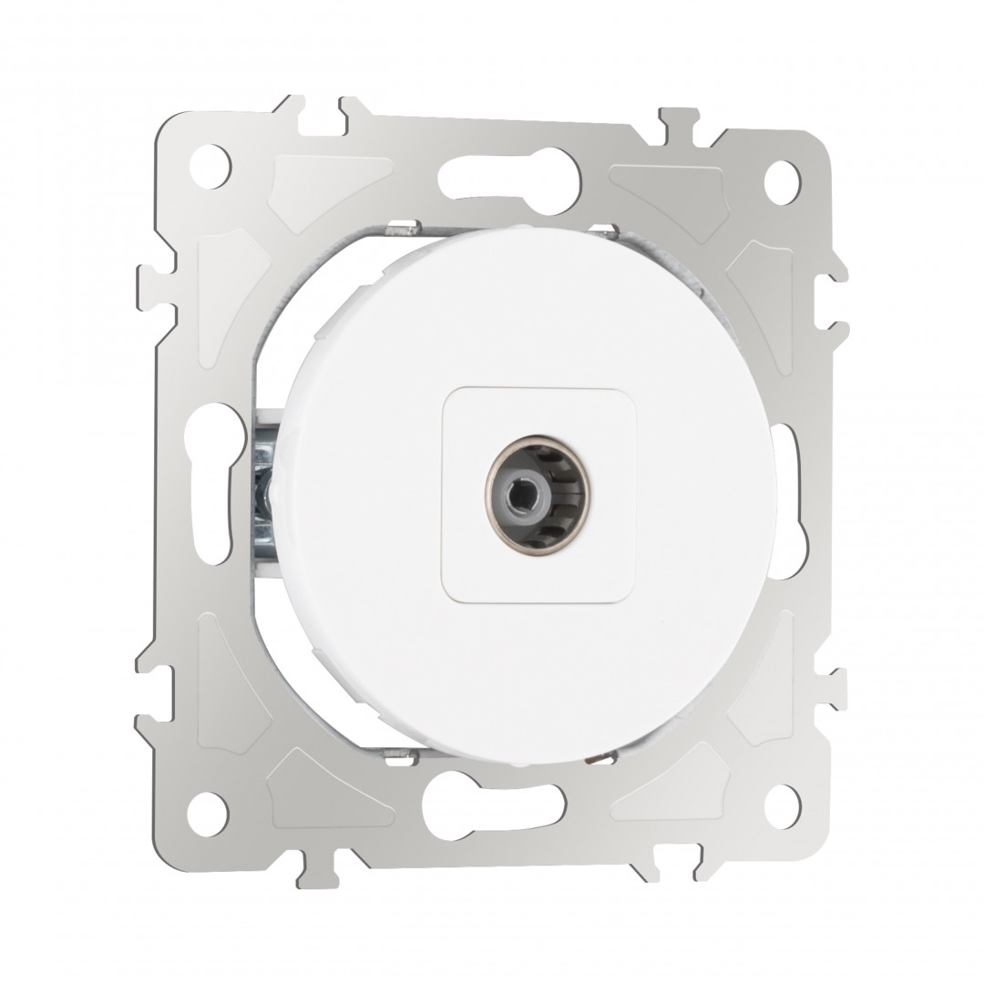 розетка tv arte milano 202.43-1.white