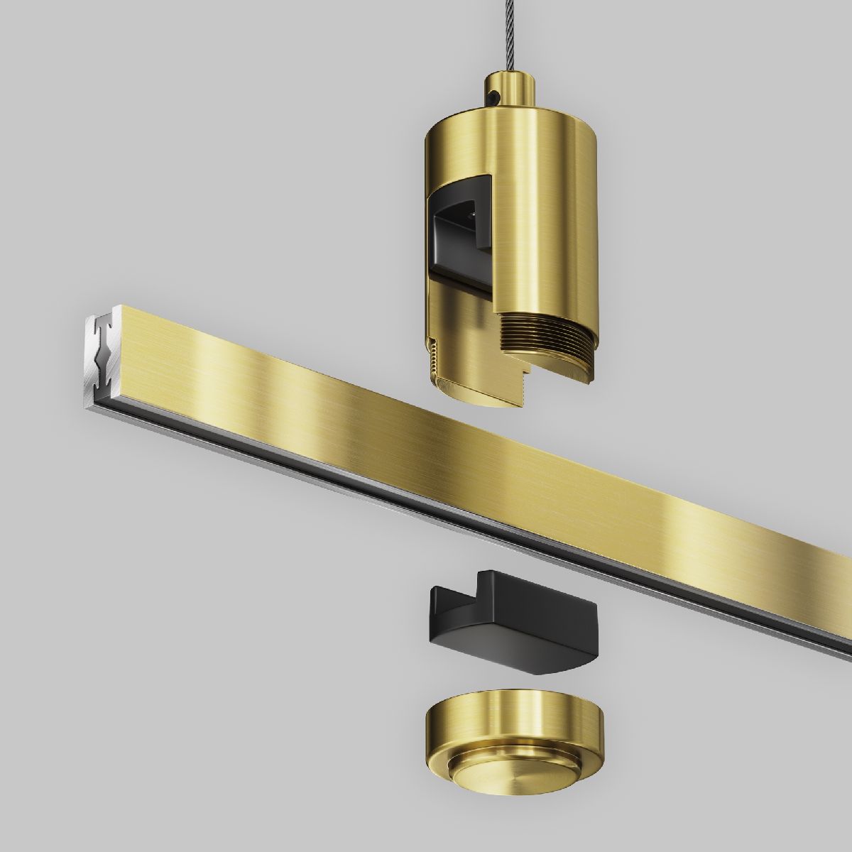 подвес тросовый одинарный maytoni flarity tra157sw-s1-bs