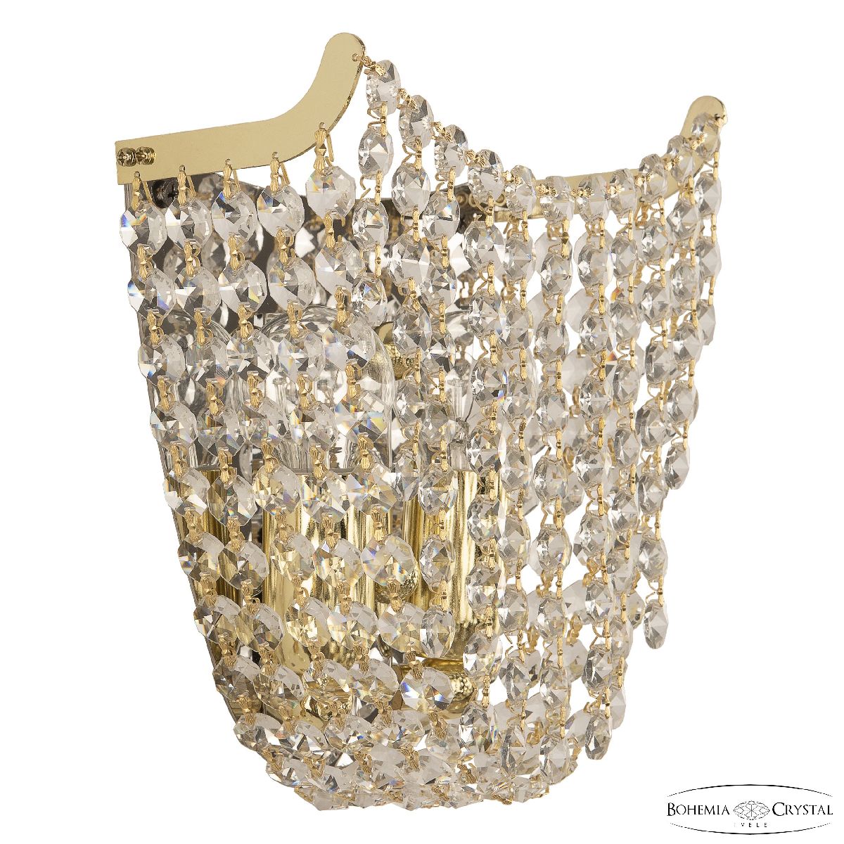 настенный светильник bohemia ivele crystal 778b/19 g