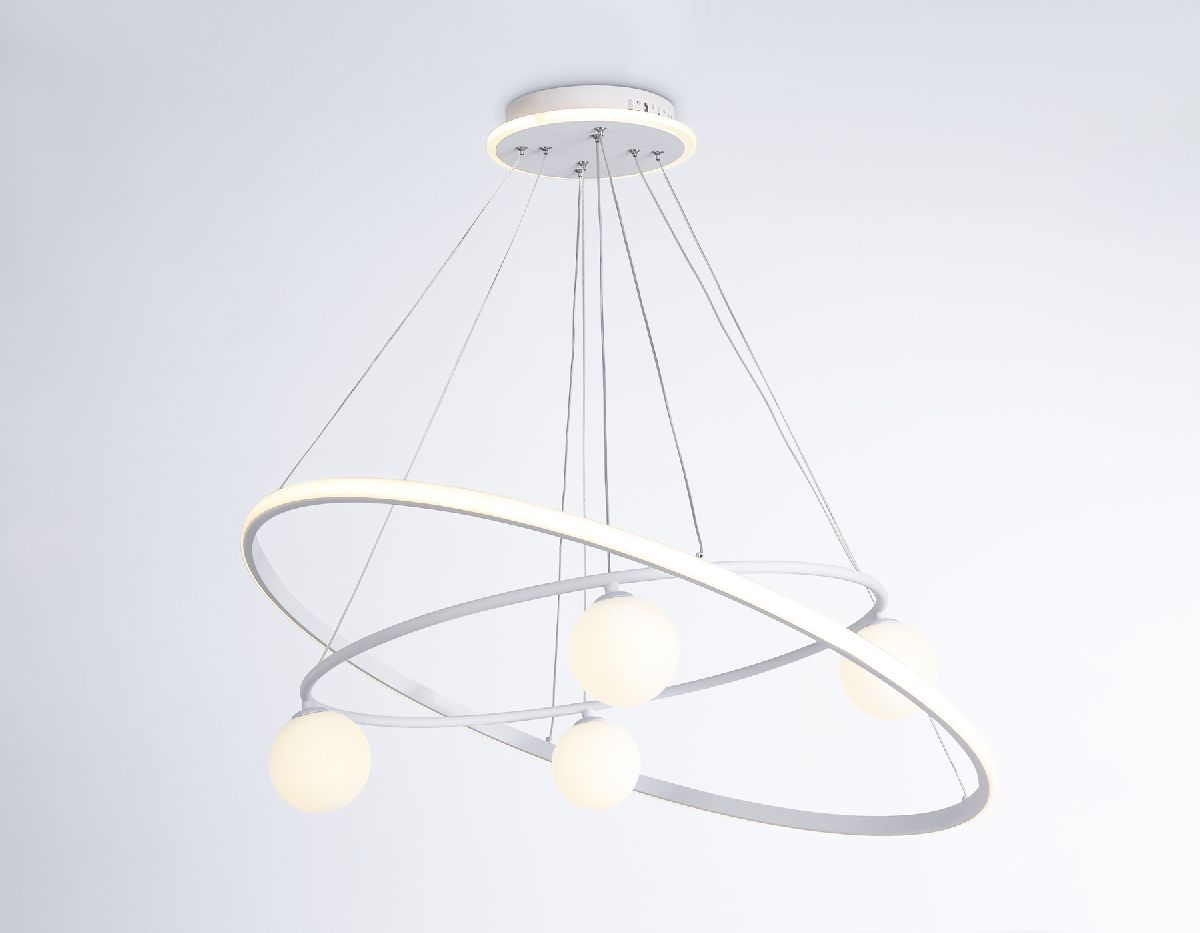 подвесная люстра ambrella light linetech fl66326