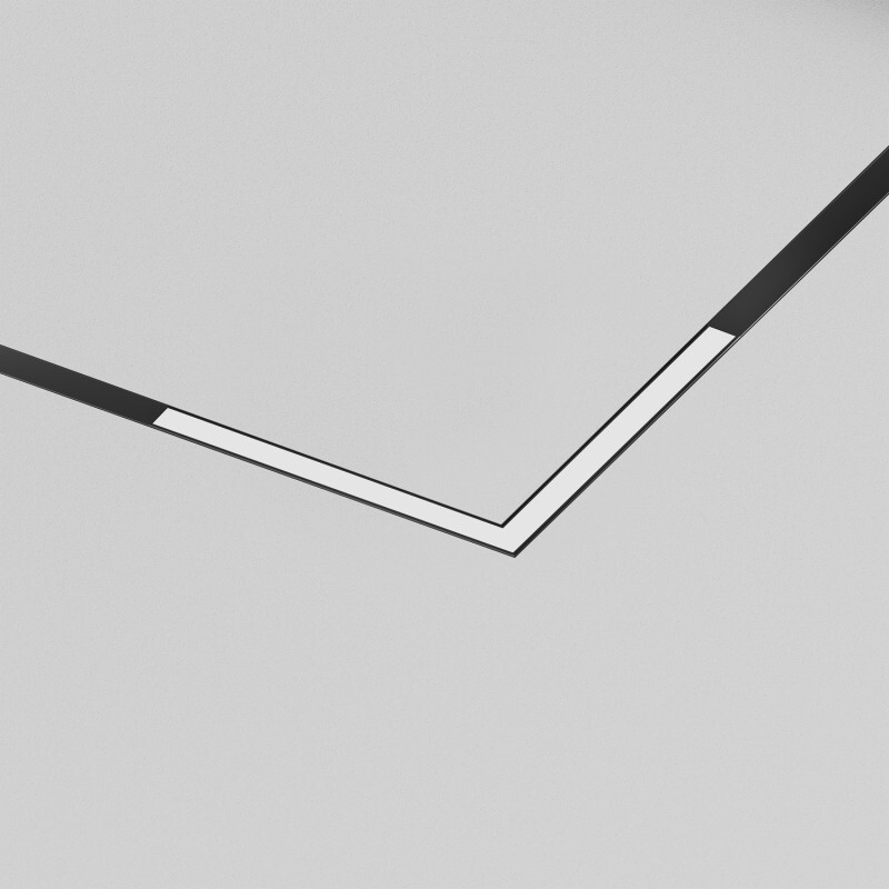 трековый угловой светильник denkirs smart linear zigbee dk8314-bk