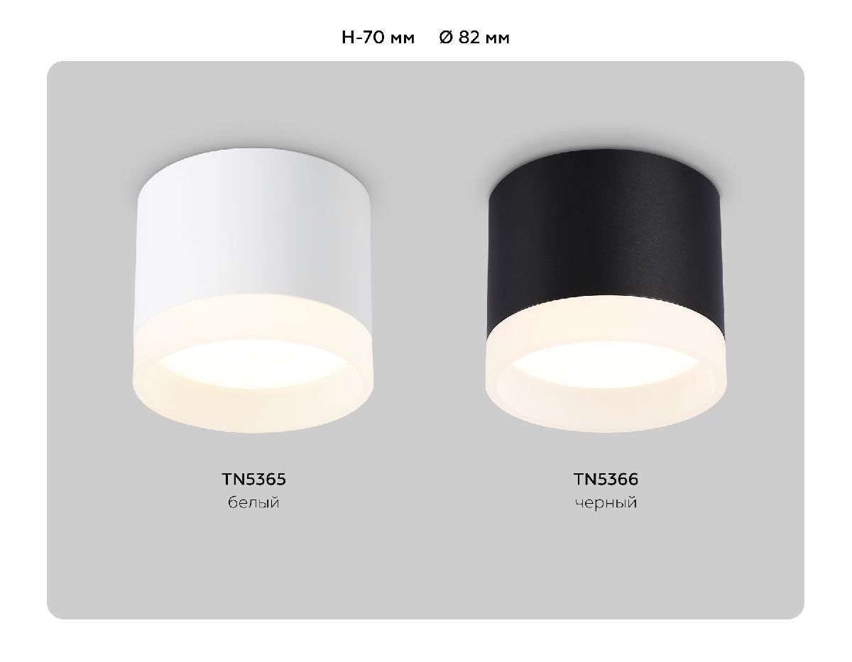 накладной светильник ambrella light acrylic frost tn5365