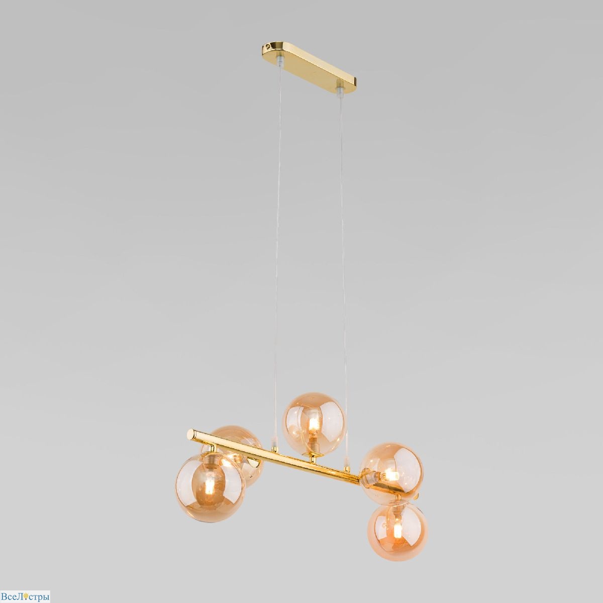подвесная люстра tk lighting 4549 estera gold a065195