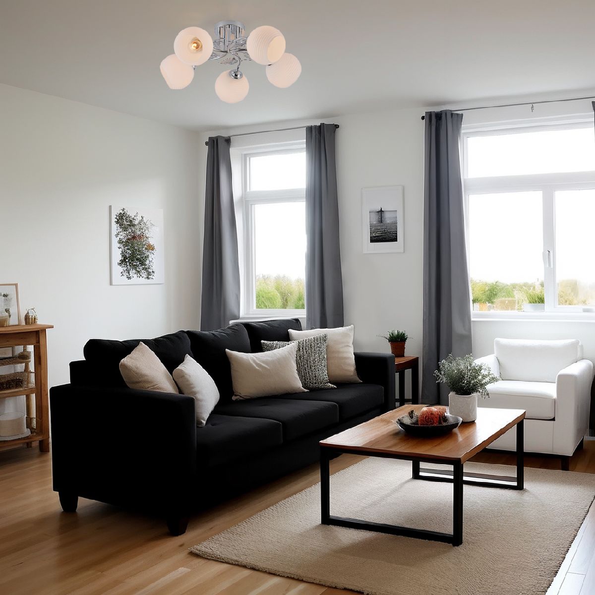 потолочная люстра escada kalina 1119/5pl