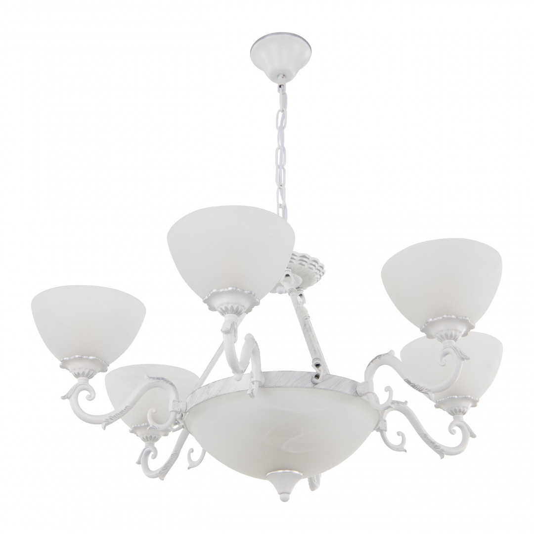 подвесная люстра arte milano 340518/6-3 wt+sl
