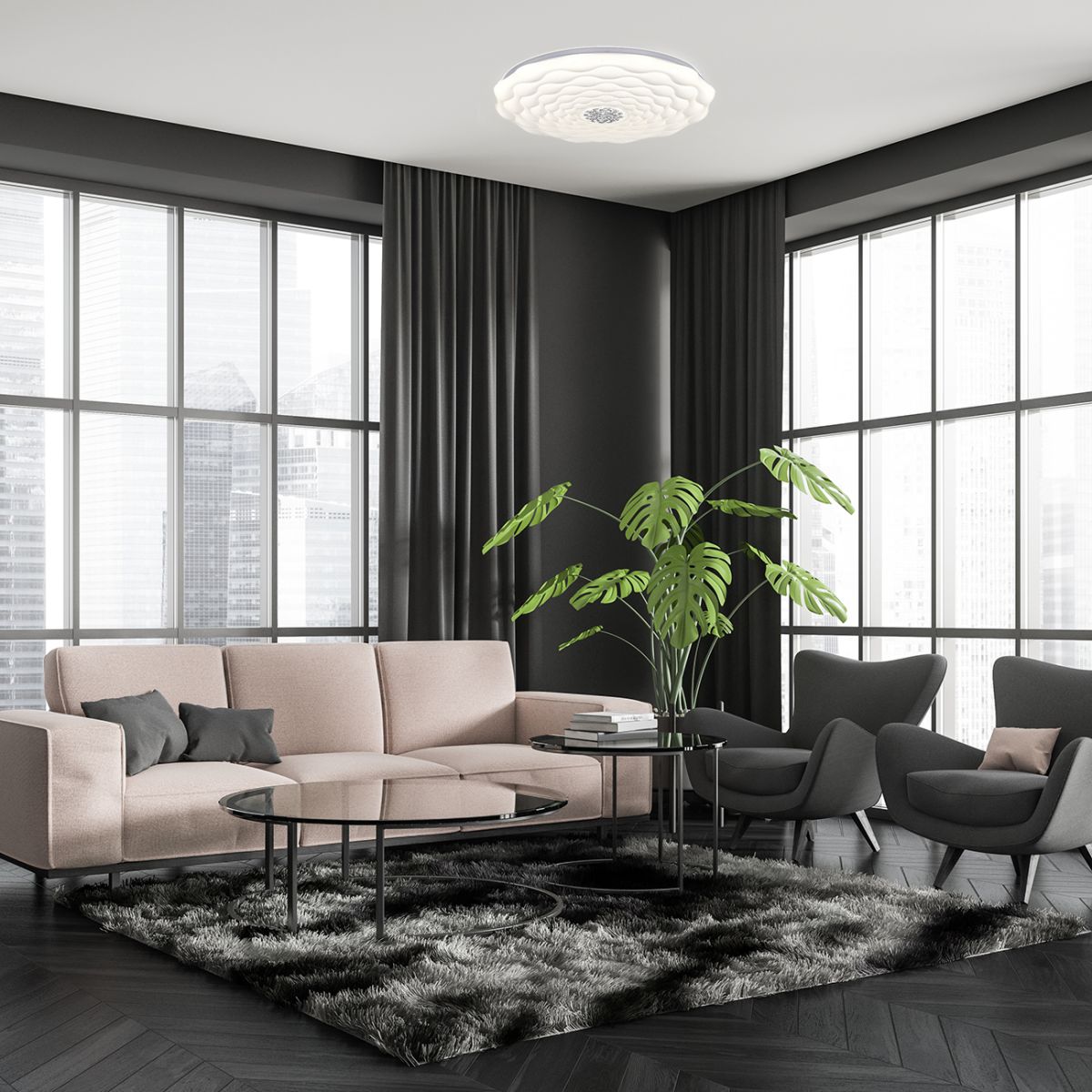 потолочный светильник escada polly 610/pl led