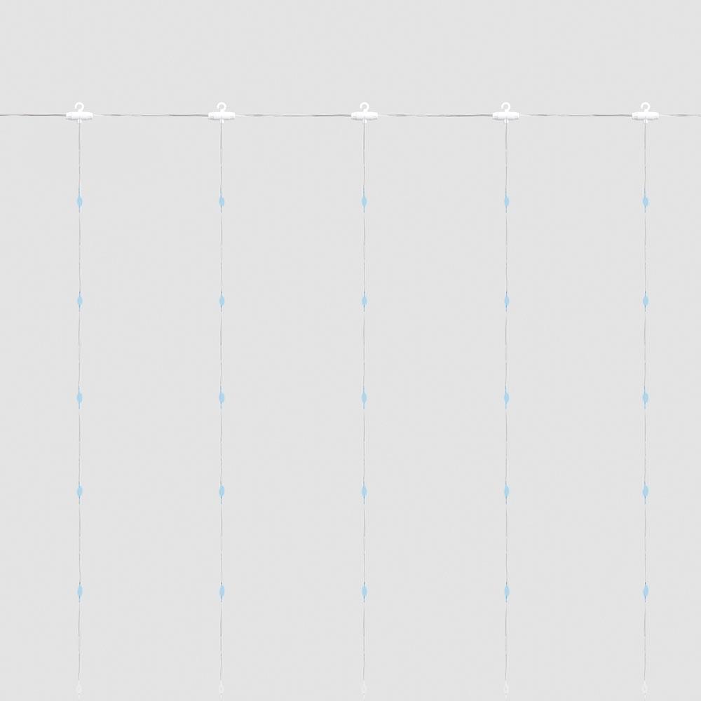 светодиодная гирлянда feron занавес usb белый без мерцания cl591 41639