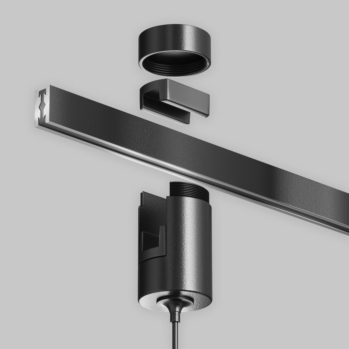 трековый магнитный светильник maytoni focus led tr156-1-5w4k-b