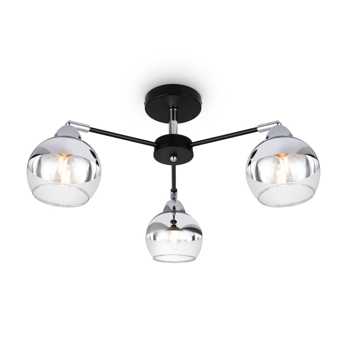 люстра на штанге freya jasper fr5225pl-03b