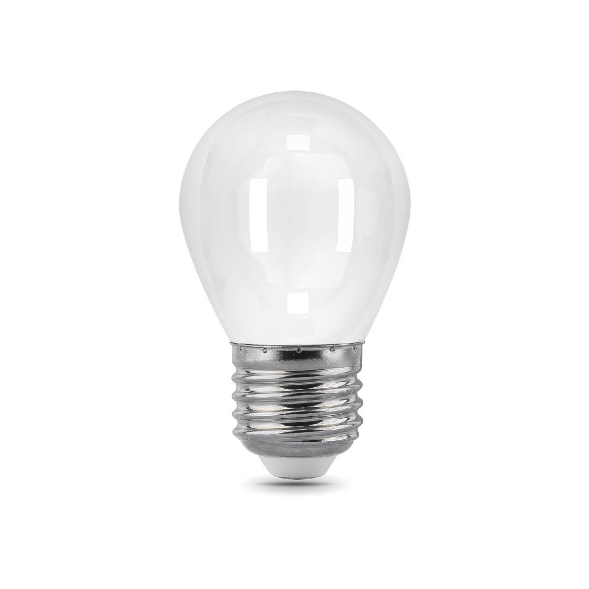 лампа светодиодная филаментная gauss e27 5w 2700к матовая 105202105