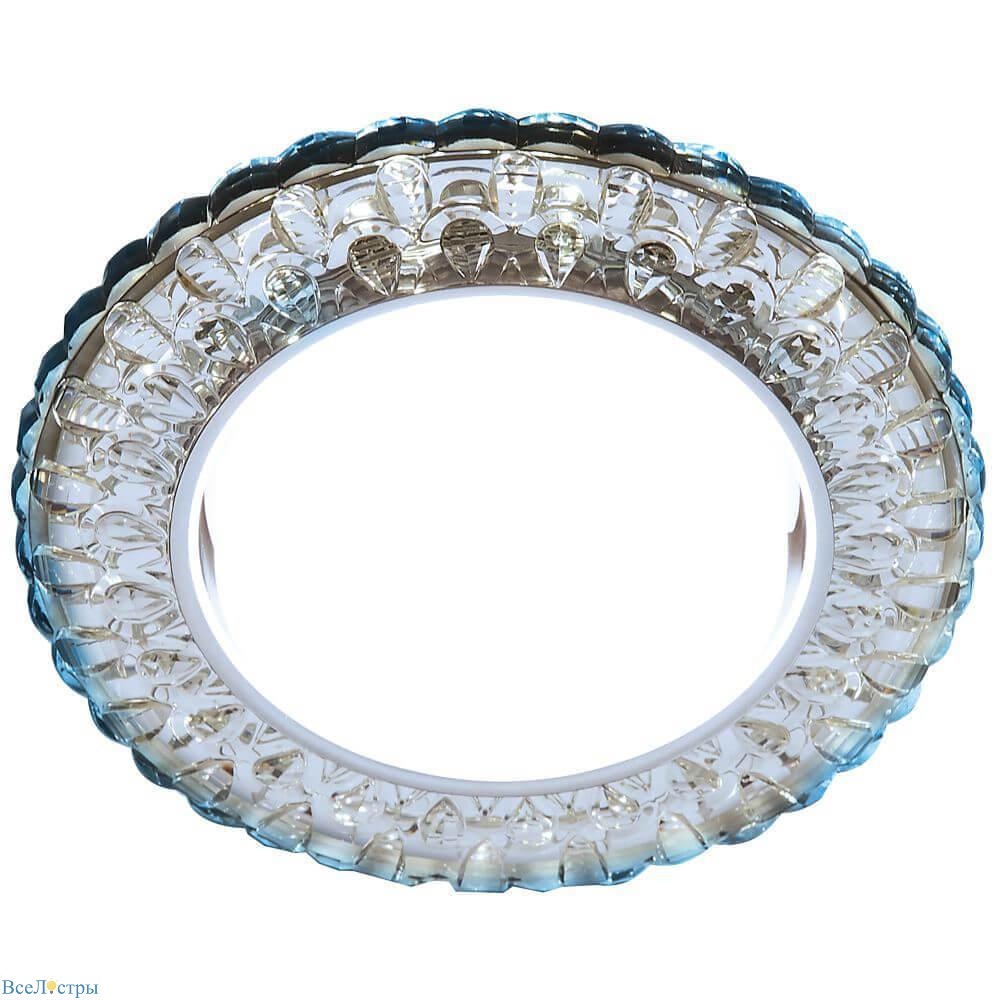 встраиваемый светодиодный светильник ambrella light gx53 led g315 cl/cld