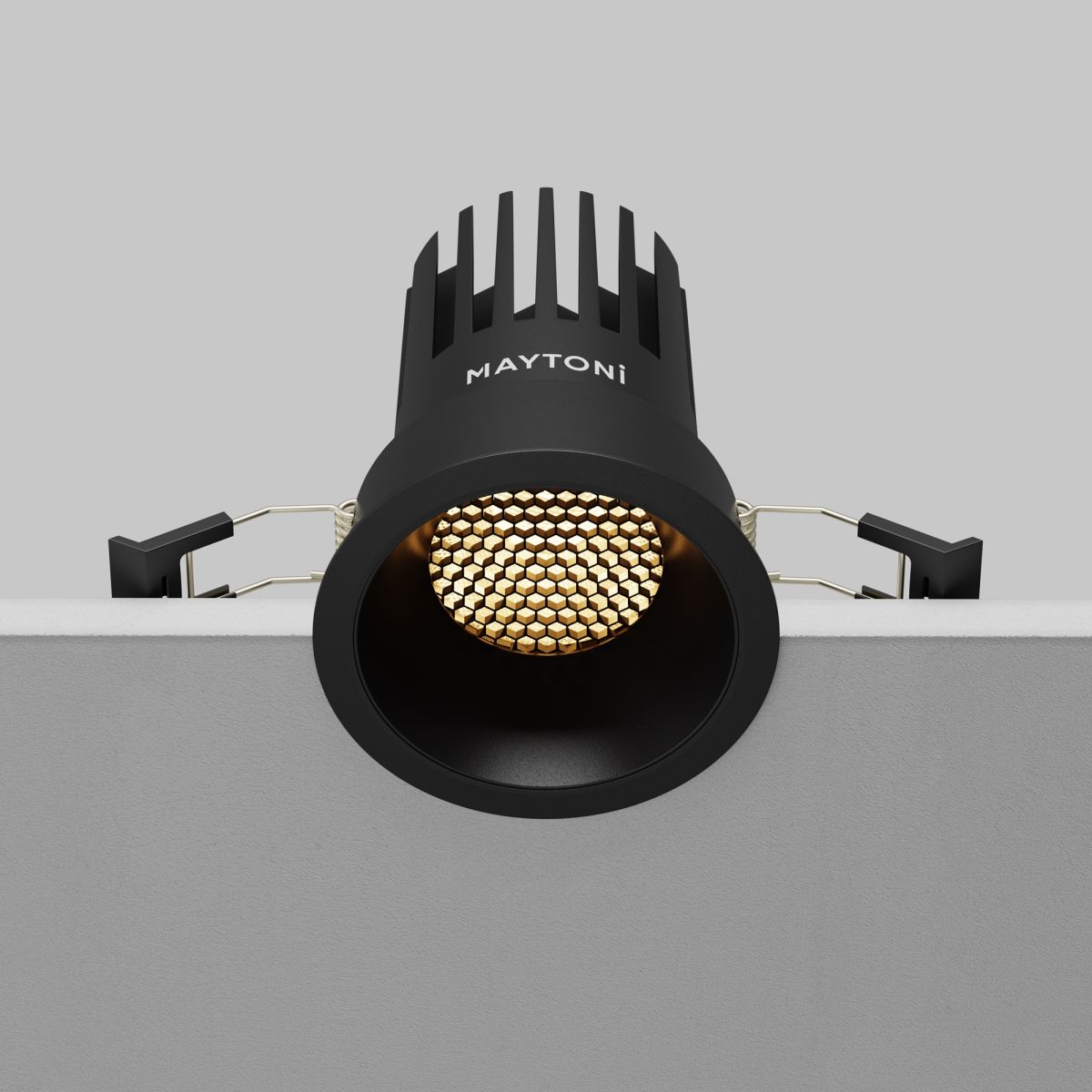 встраиваемый светильник maytoni dip dl117-15w-2.7k-b