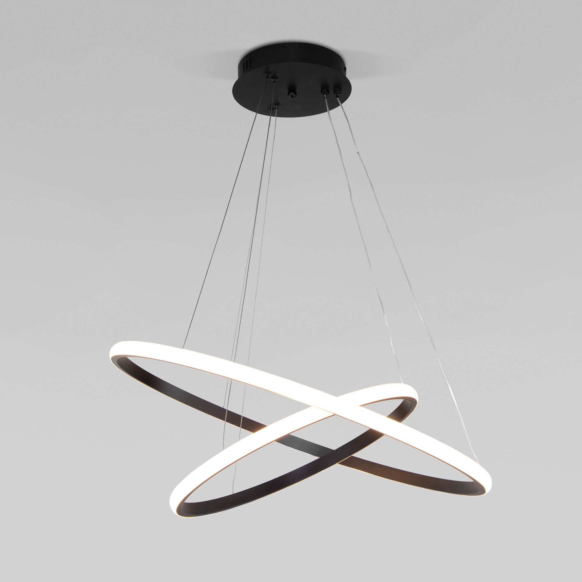 подвесная люстра eurosvet collars 90264/2 черный