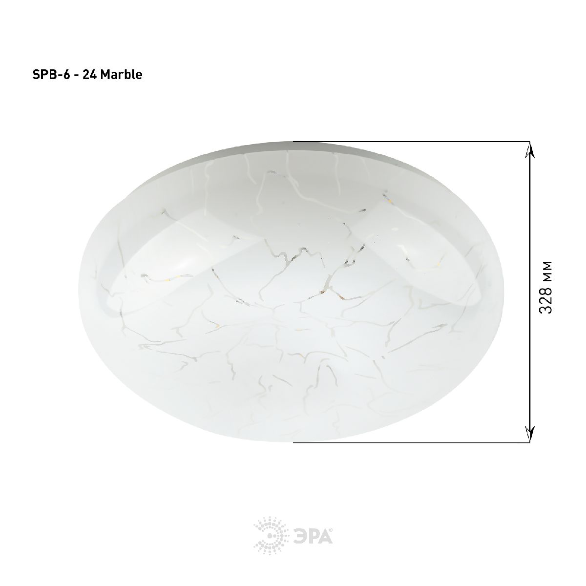 потолочный светильник эра marble spb-6 - 24 marble б0051076