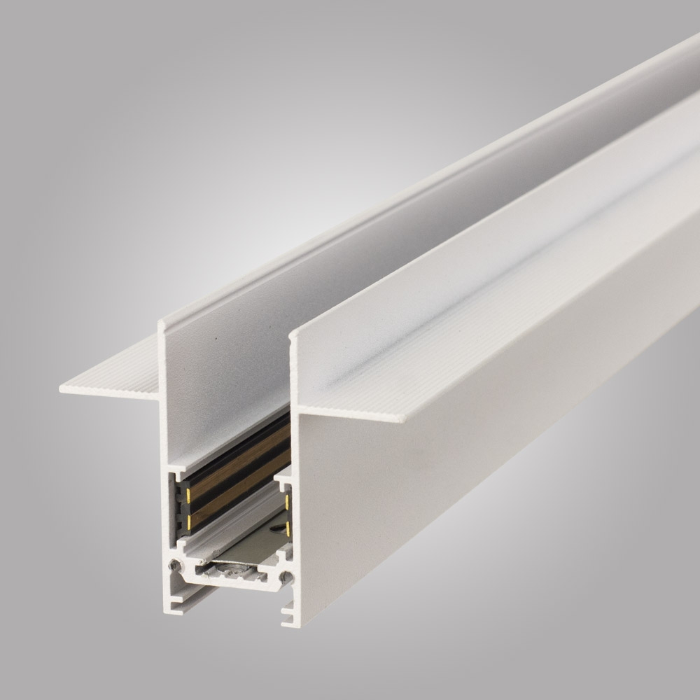 шинопровод магнитный встраиваемый am group magnet am402-1м ll-20c wh