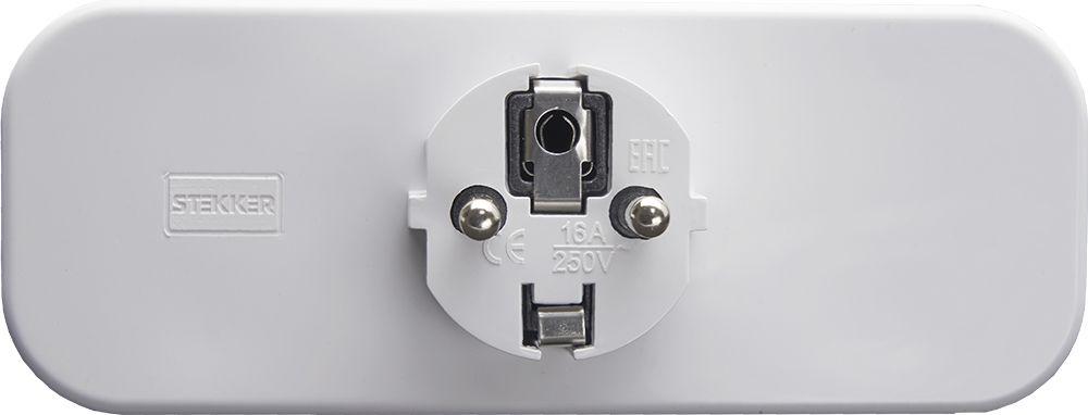 сетевой разветвитель feron stekker 3гн с/з adp162320 39024