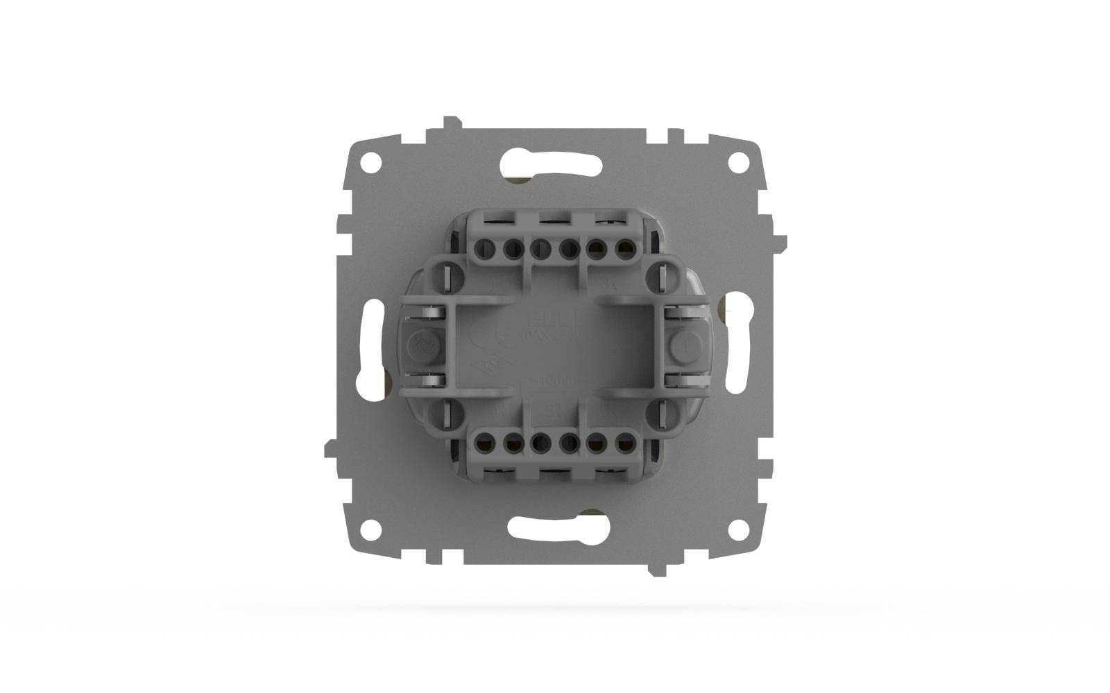 выключатель двухклавишный elbi zena vega 609-011400-202