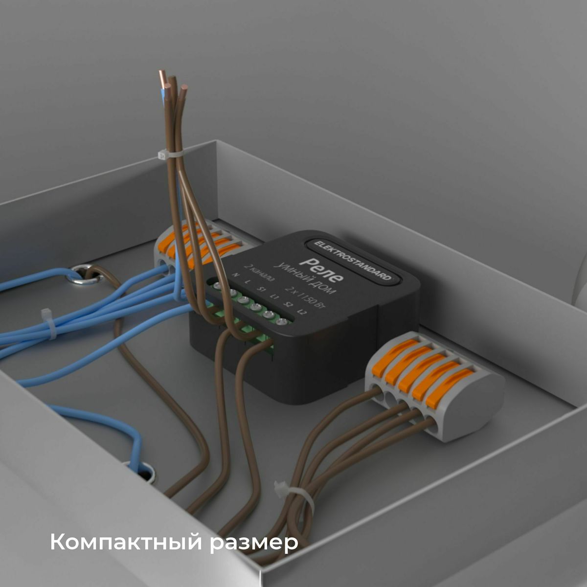 умное двухканальное реле elektrostandard 4690389185083 a059326