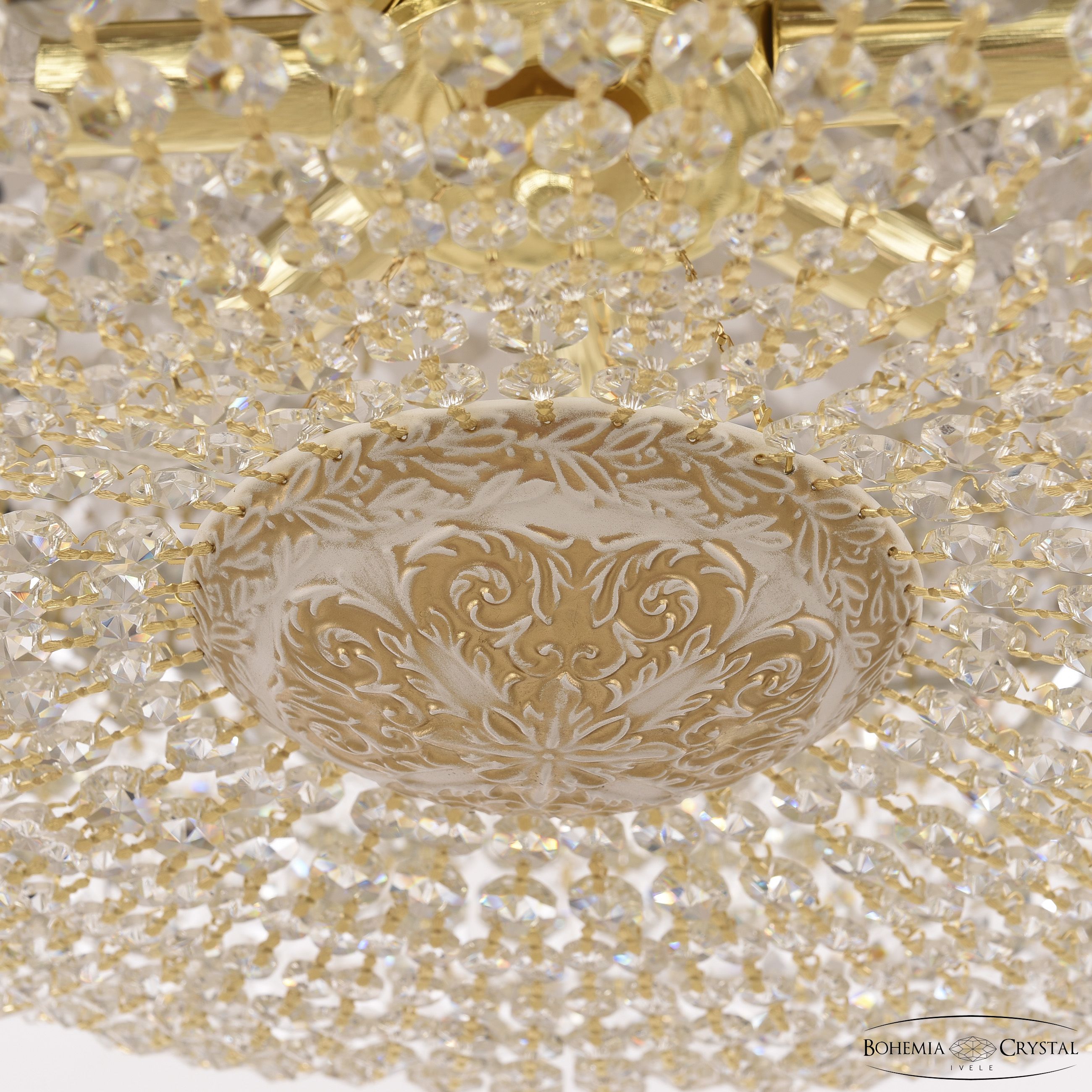 потолочная люстра bohemia ivele crystal al19011/55ol wmg